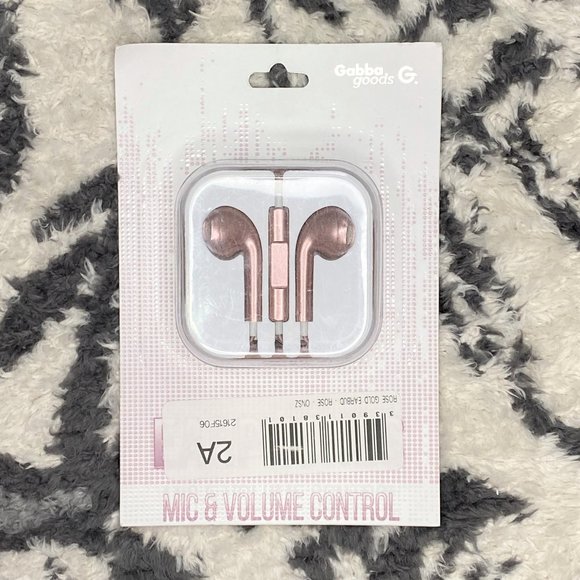 Tillys NWT Rose Gold Earbuds - Picture 2 of 3